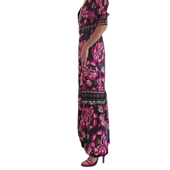 NWT FARM Rio Flowers Garden Maxi Dress (S) - Picture 4 of 10